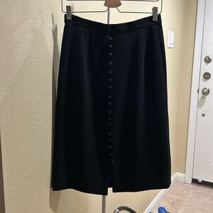 Vintage black pencil skirt